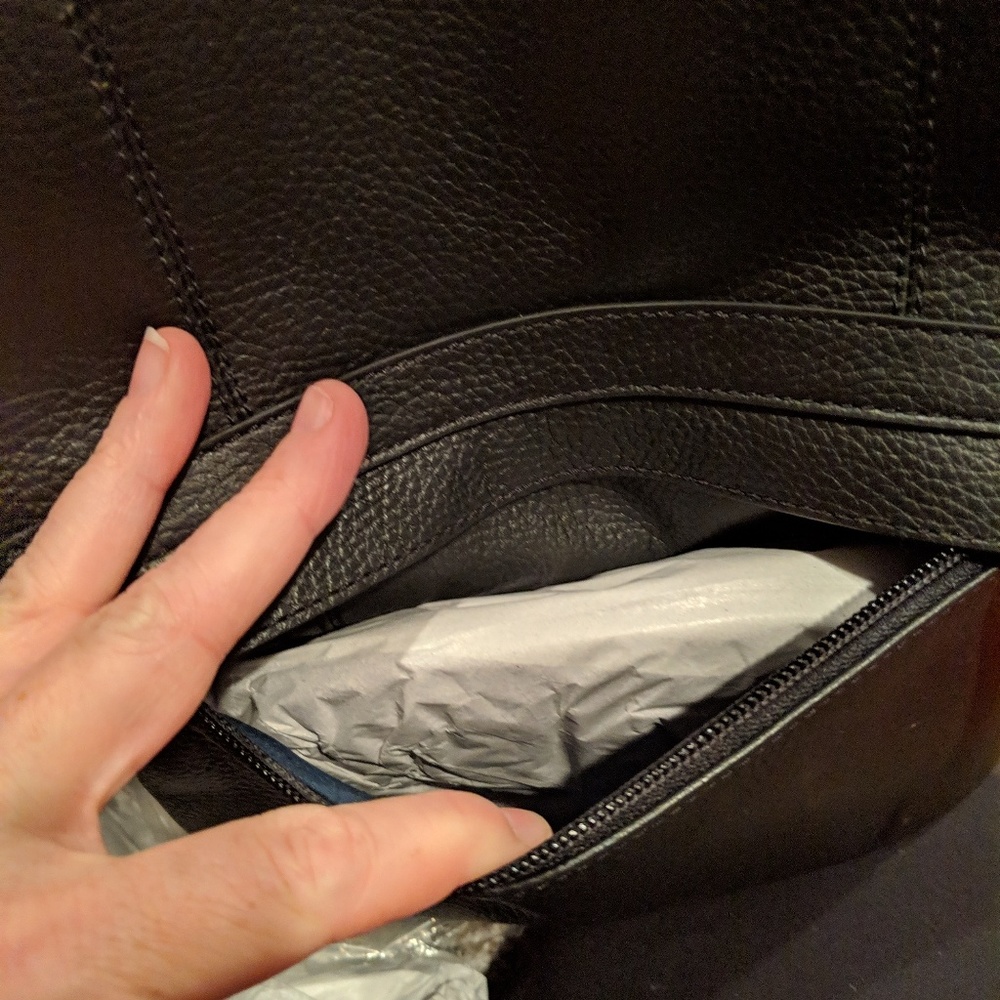 Cole Haan new pebbled leather backpack - Picture 8 of 8